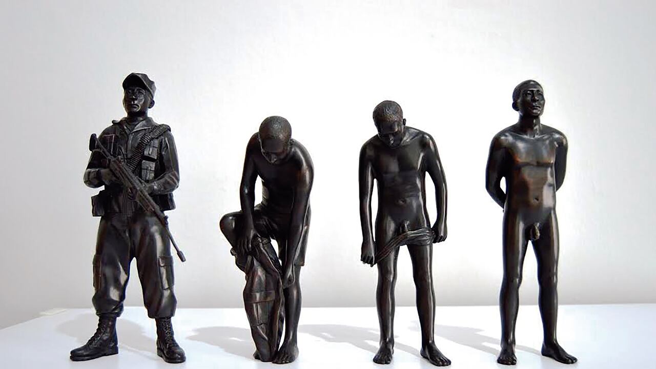 Fernando Arias, Humanos derechos. Cortesía del Museo de Arte Contemporáneo de Bogotá.
