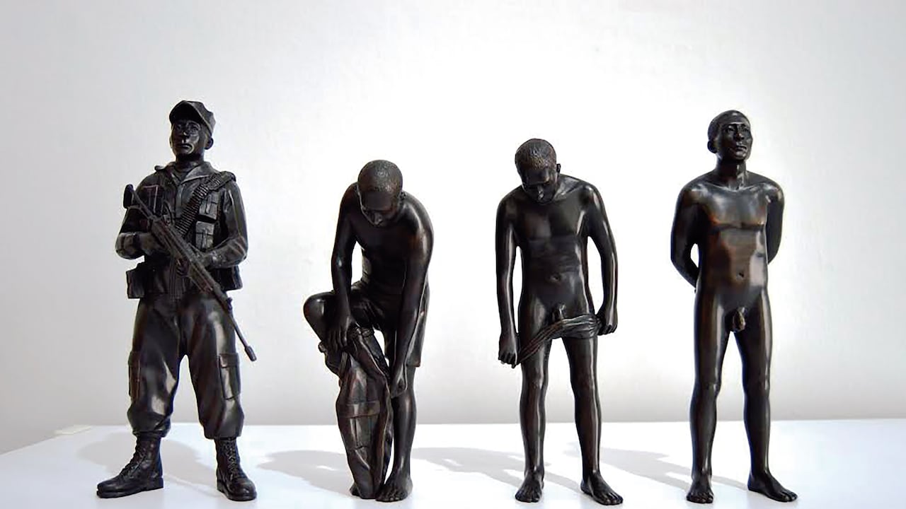 Fernando Arias, Humanos derechos. Cortesía del Museo de Arte Contemporáneo de Bogotá.