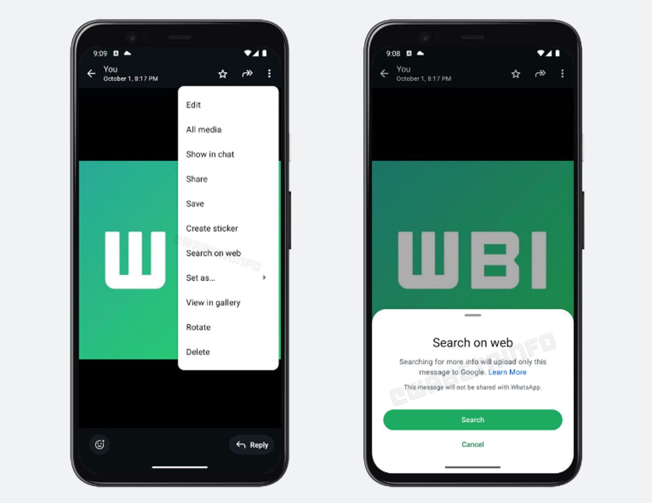 wabetainfo presenta como luciría la próxima función de WhatsApp.
