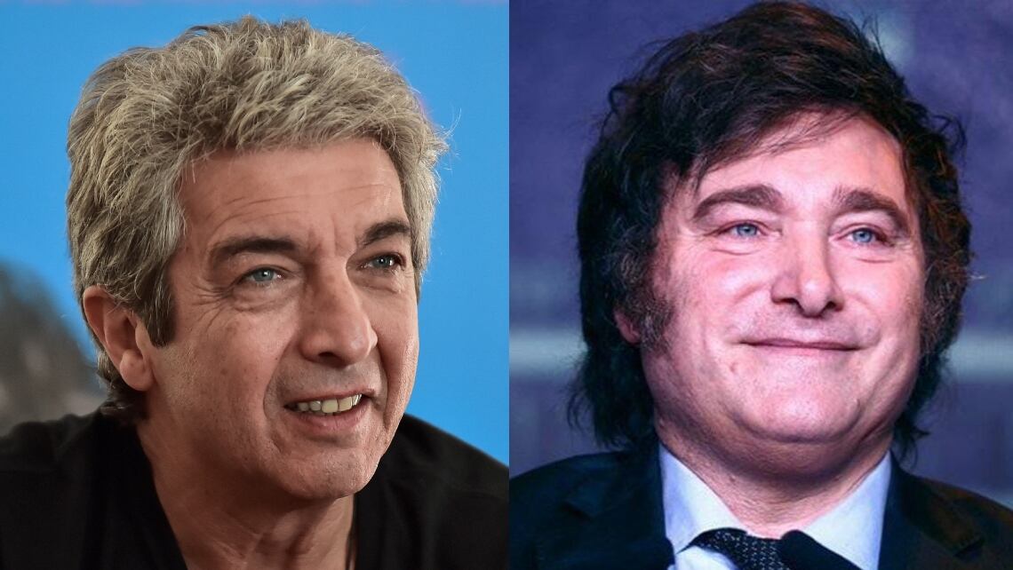 Ricardo Darín y Javier Milei