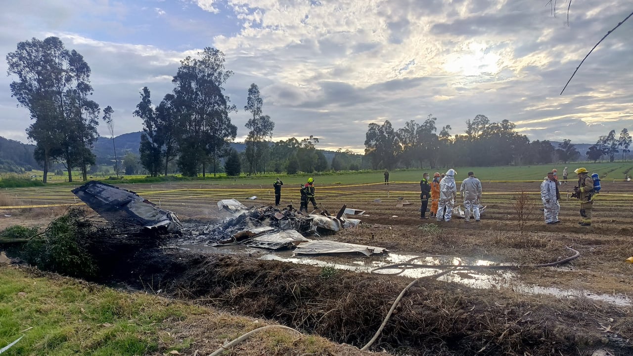 Accidente de avioneta en el aeropuerto de Paipa, en Boyacá.