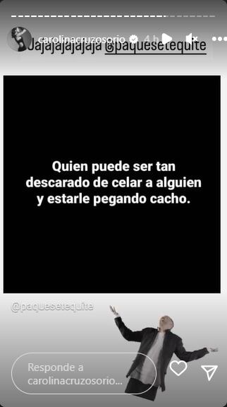 Historia de Carolina Cruz sobre infidelidad. Foto: Instagram @carolinacruzosorio.