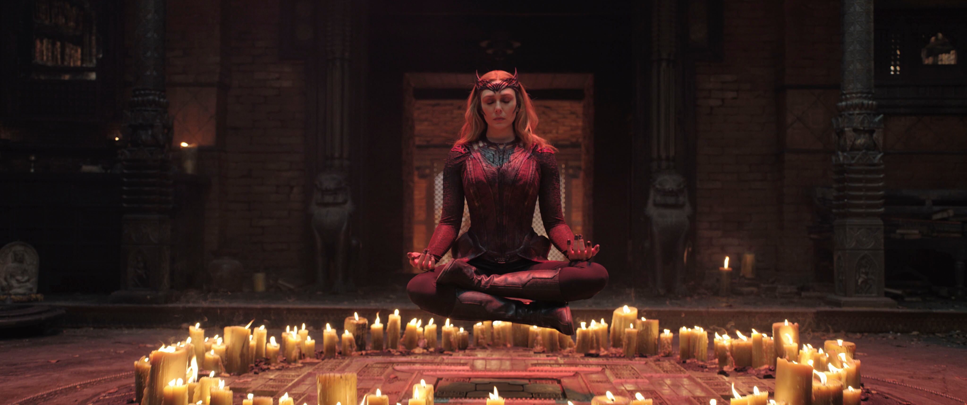 Elizabeth Olsen as Wanda Maximoff in Marvel Studios' DOCTOR STRANGE IN THE MULTIVERSE OF MADNESS. Photo courtesy of Marvel Studios. ©Marvel Studios 2022. All Rights Reserved.