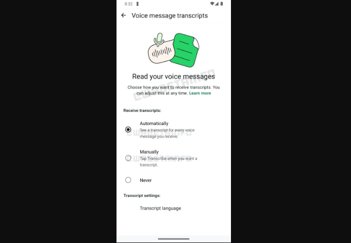 Nuevas herramientas en las transcripciones de audios en WhatsApp.