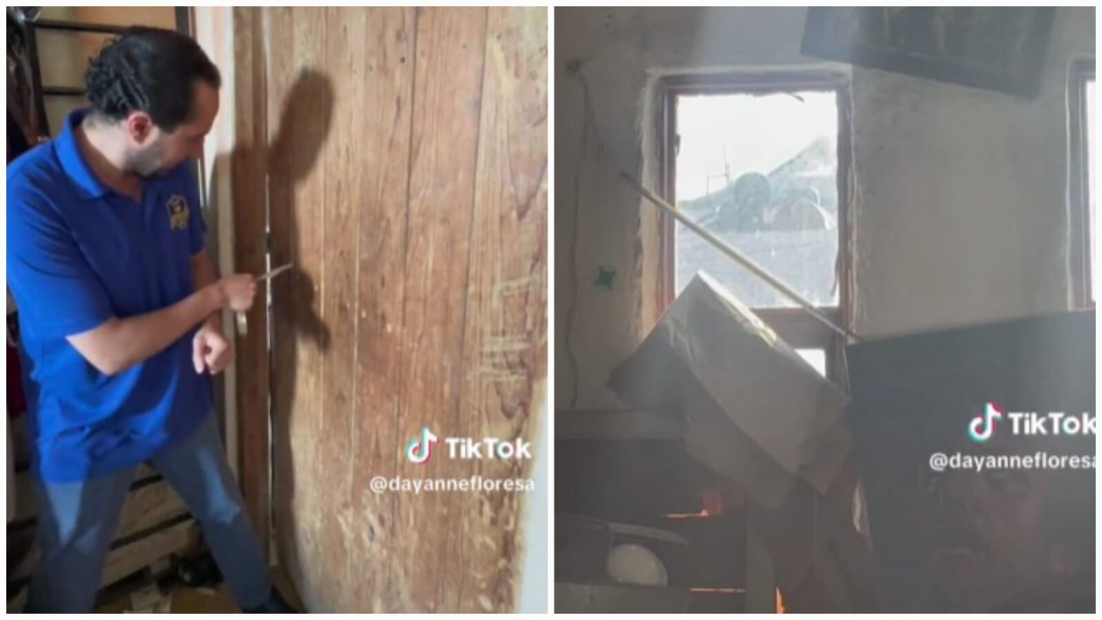 La abuela de la joven aseguró que la puerta no se había abierto en 20 años.