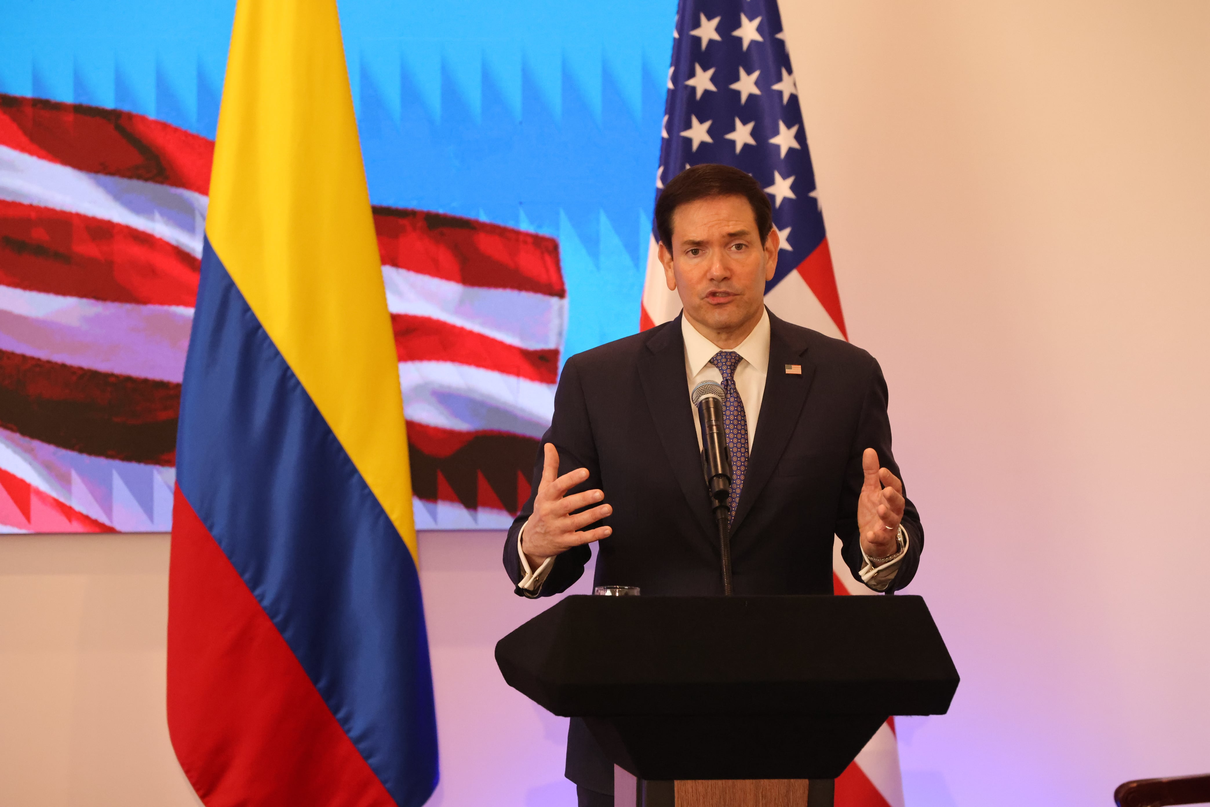Visita de Marco Rubio a Colombia