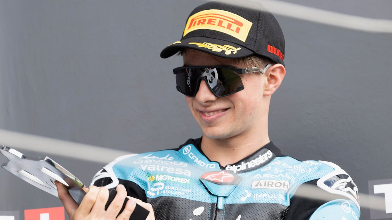 David Alonso, piloto colombiano de motociclismo.