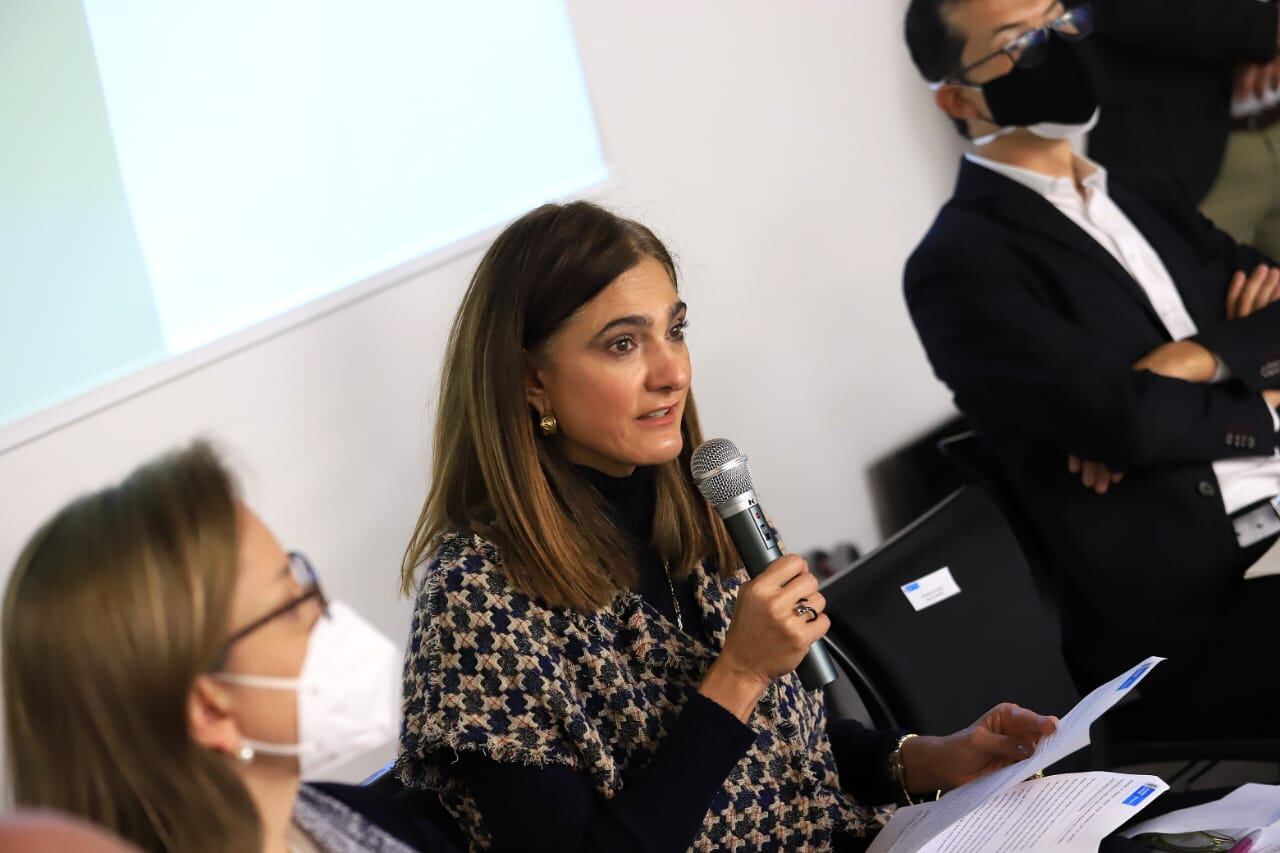 Ministra de Transporte Ángela María Orozco