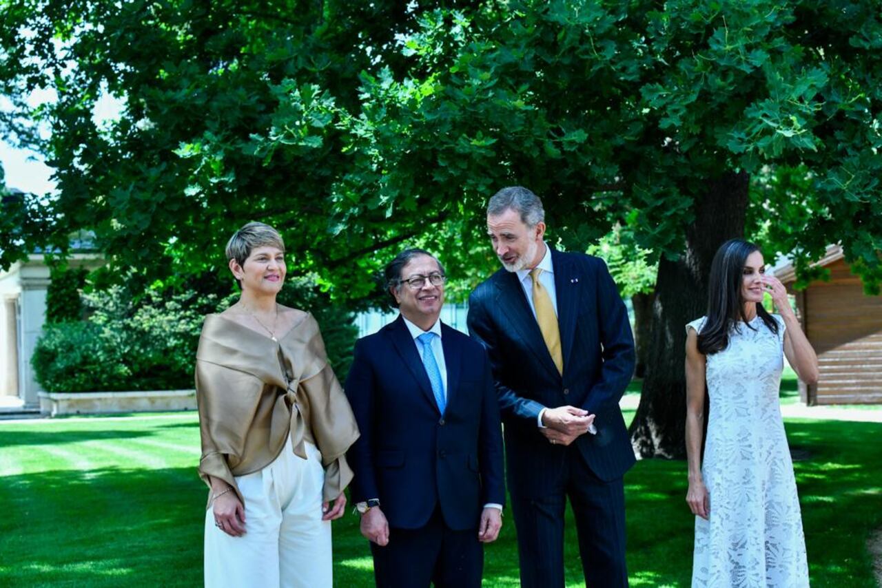 La visita del presidente Gustavo Petro al rey Felipe VI.
