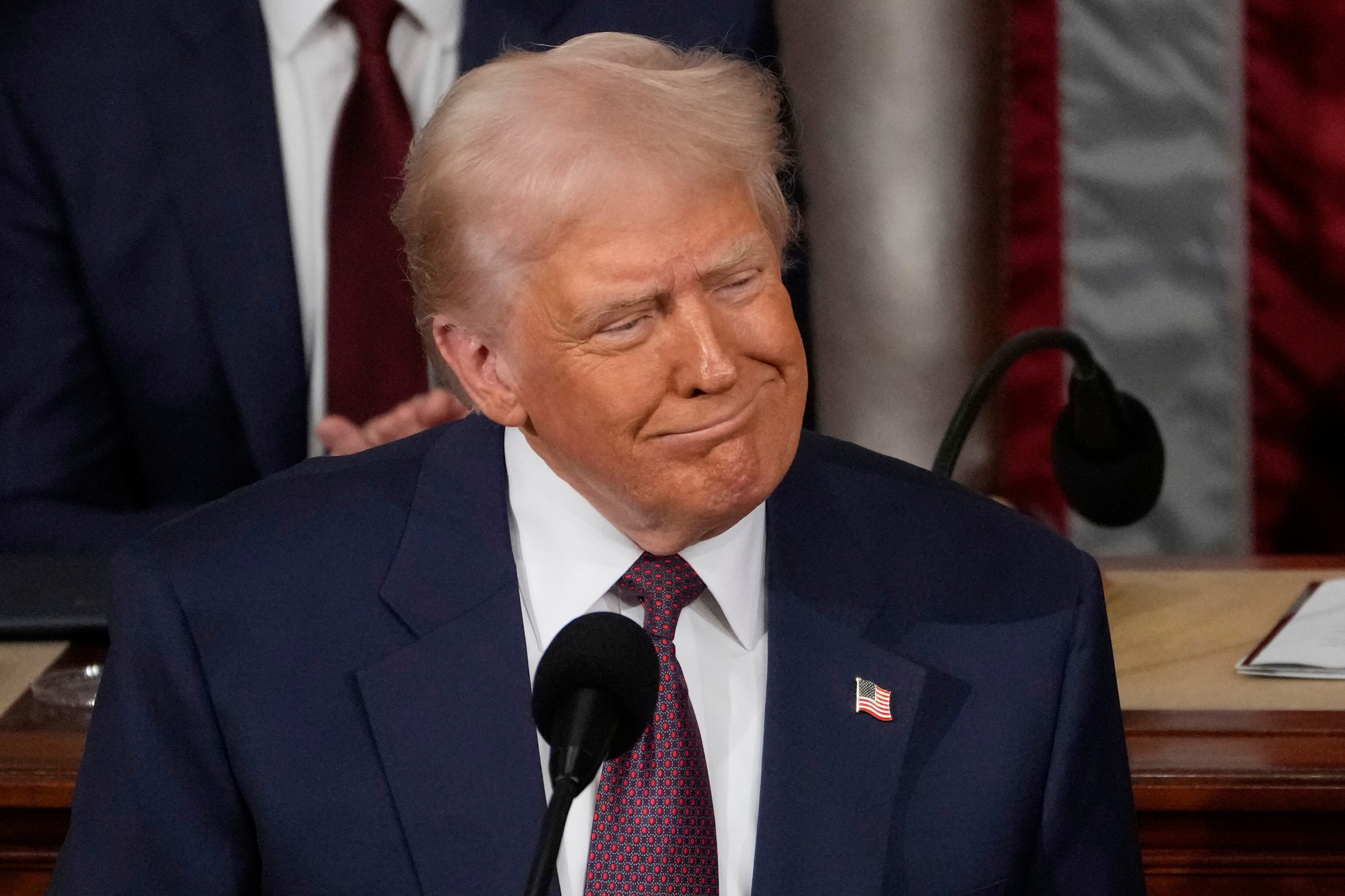 Donald Trump da su discurso de la Unión ante el Congreso de Estados Unidos