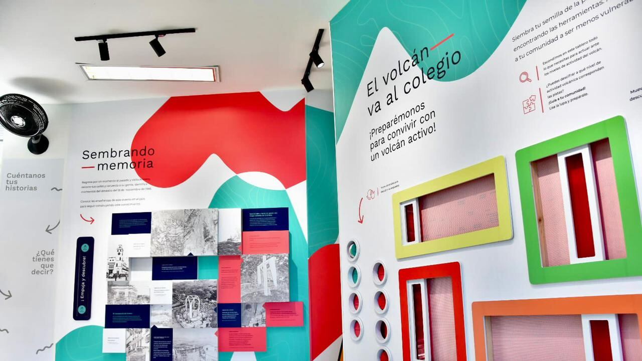 La sala de comunicación del riesgo volcánico abre sus puertas en el Parque Omayra Sánchez