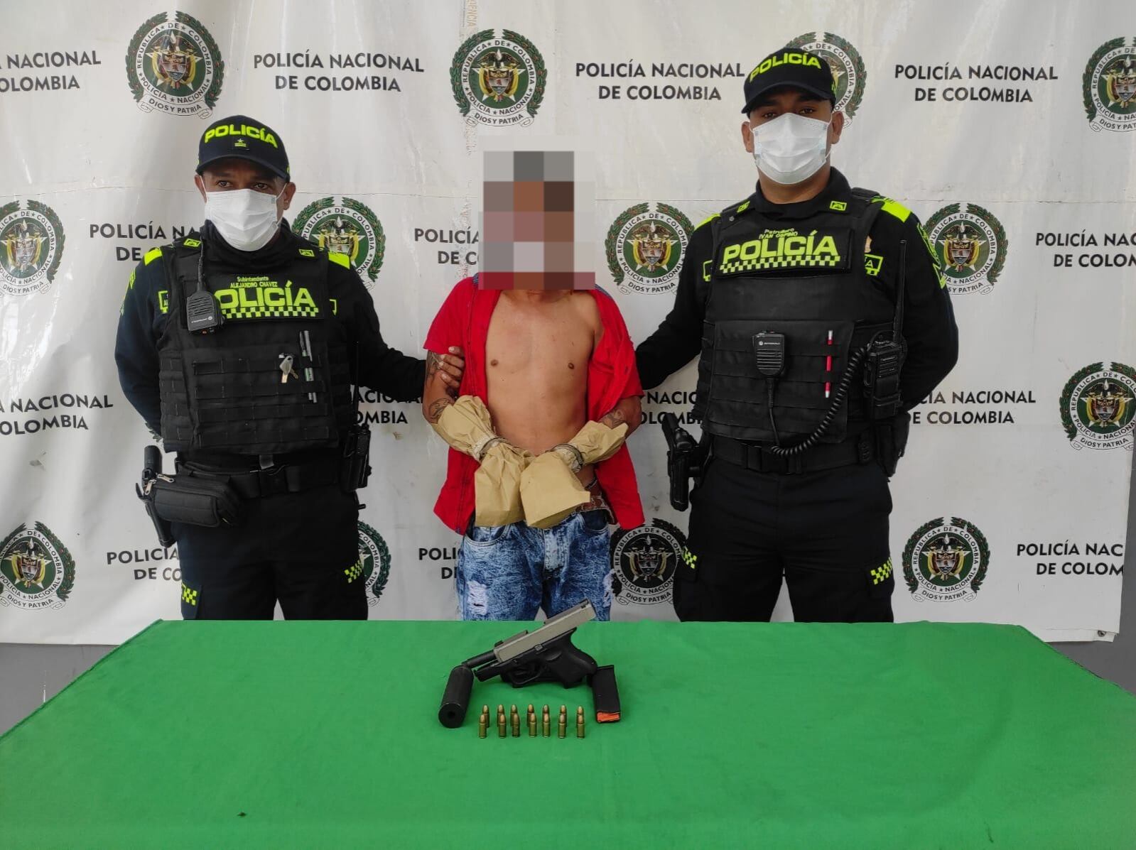 El capturado fue llevado a un centro médico a causa de las heridas que recibió por parte de la comunidad