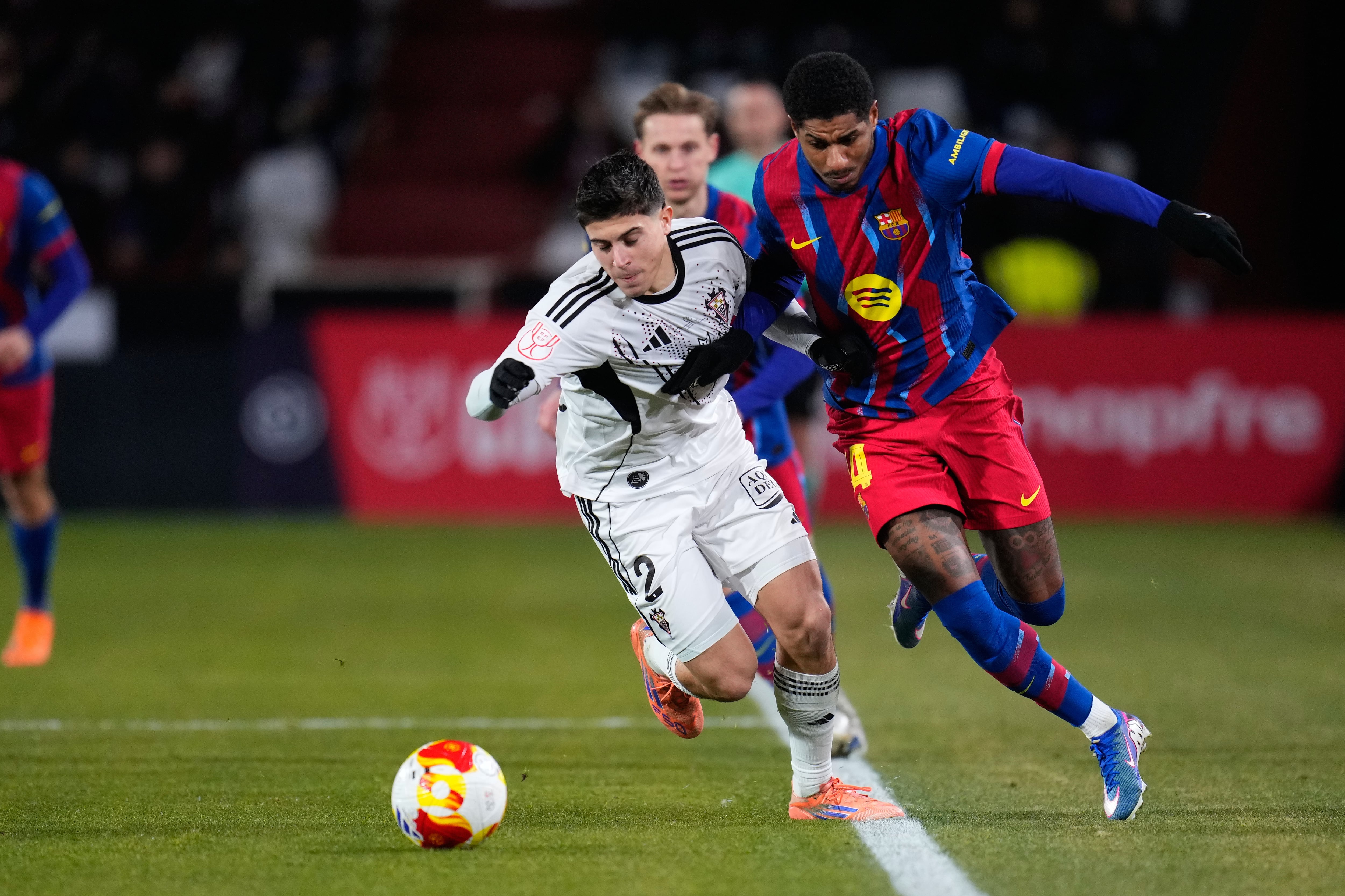 Albacete vs. Barcelona por Copa del Rey.