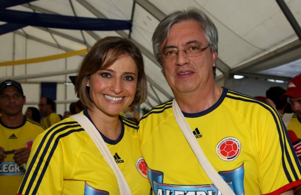 María Lucía Fernández y Ricardo Alarcón.