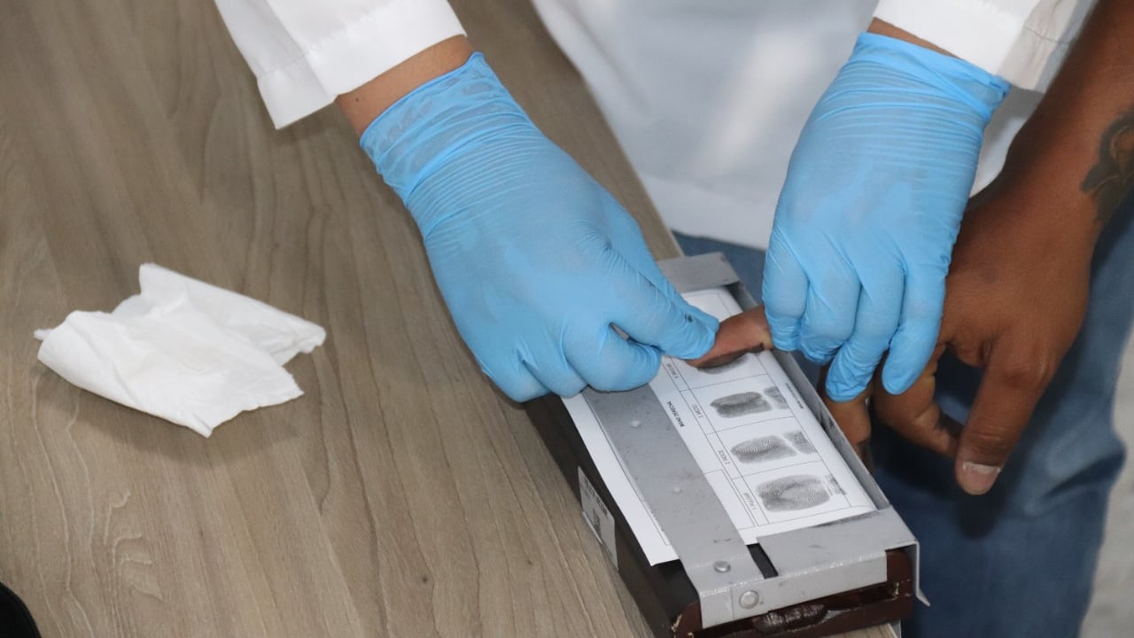 Pruebas y capturados