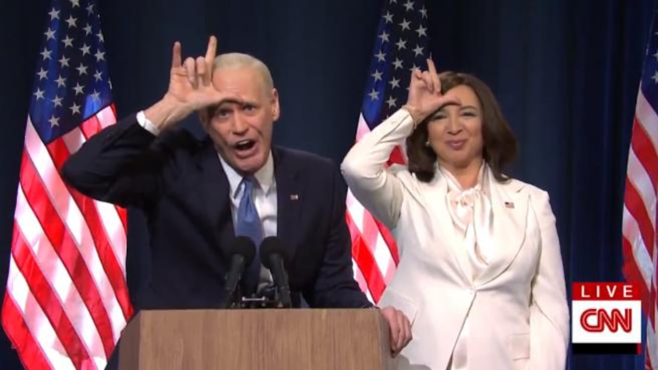 Jim Carrey y Maya Rudolph