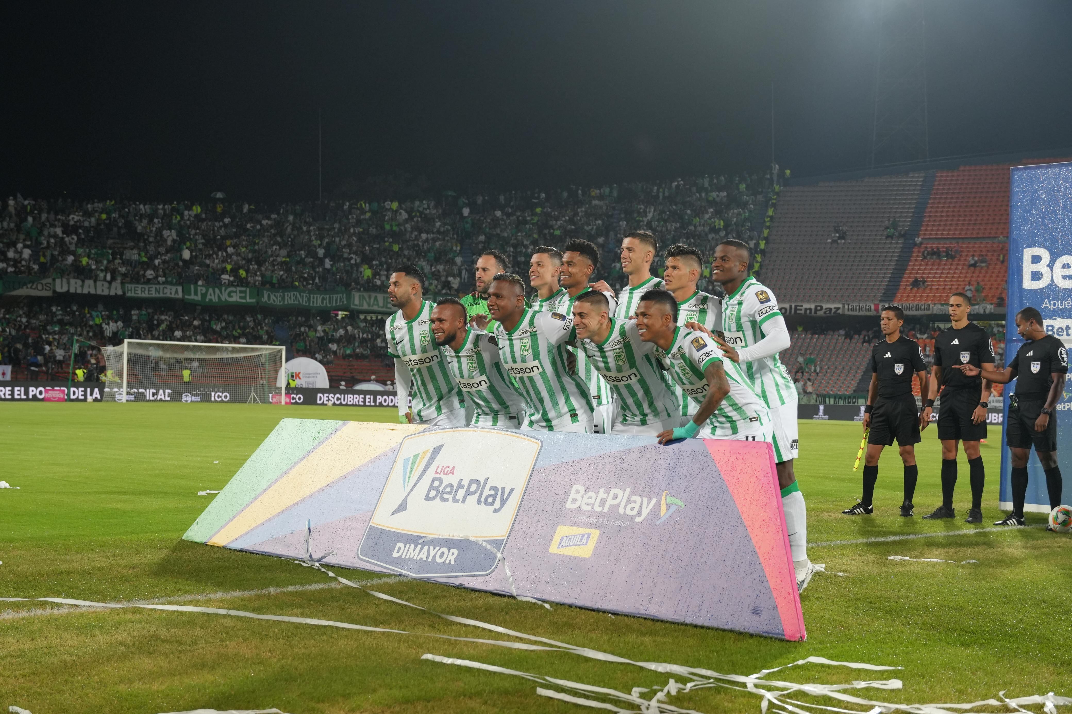 Nómina de Nacional que venció a Pasto en Medellín.