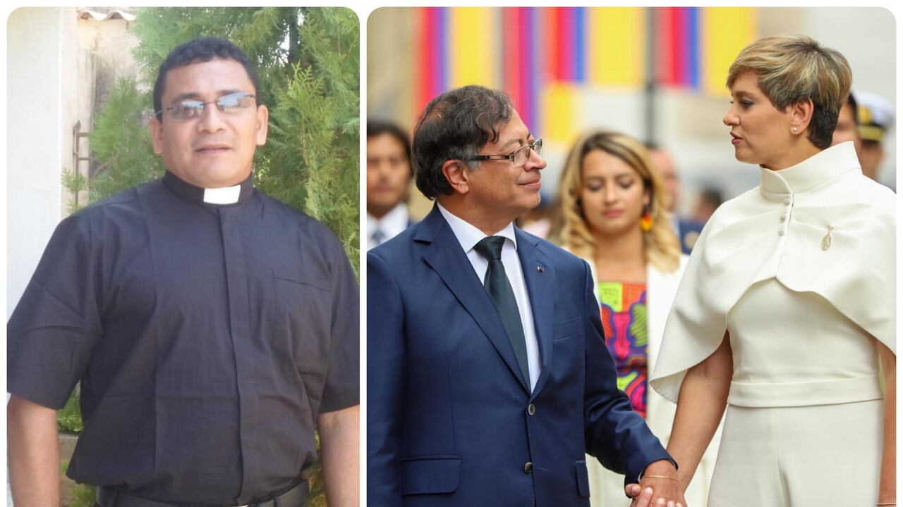 José Gregorio Díaz Zabaleta, Gustavo Petro y Verónica Alcocer.