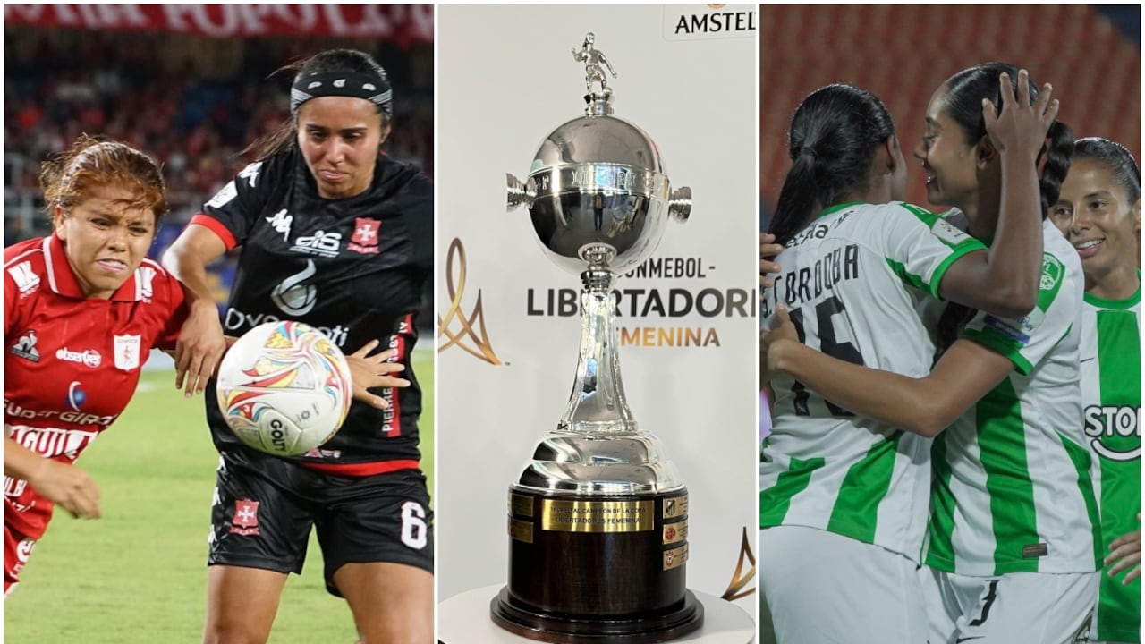 Nacional, América y santa Fe buscan para Colombia el segundo título en la Copa Libertadores femenina