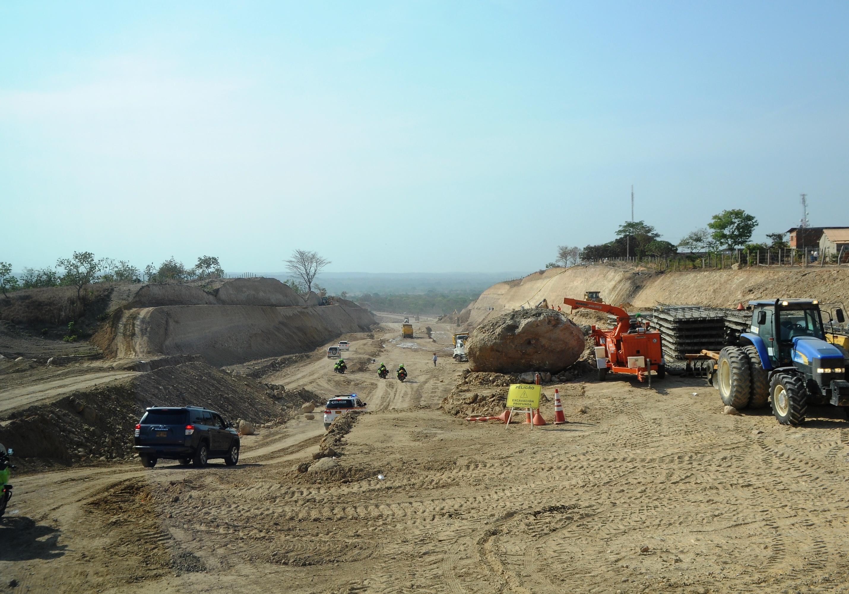 Recorrido por la Ruta del Sol - Sector II en el tramo que cruza el municipio de San Martin.