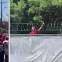 Protesta de hinchas del América en la sede de Cascajal