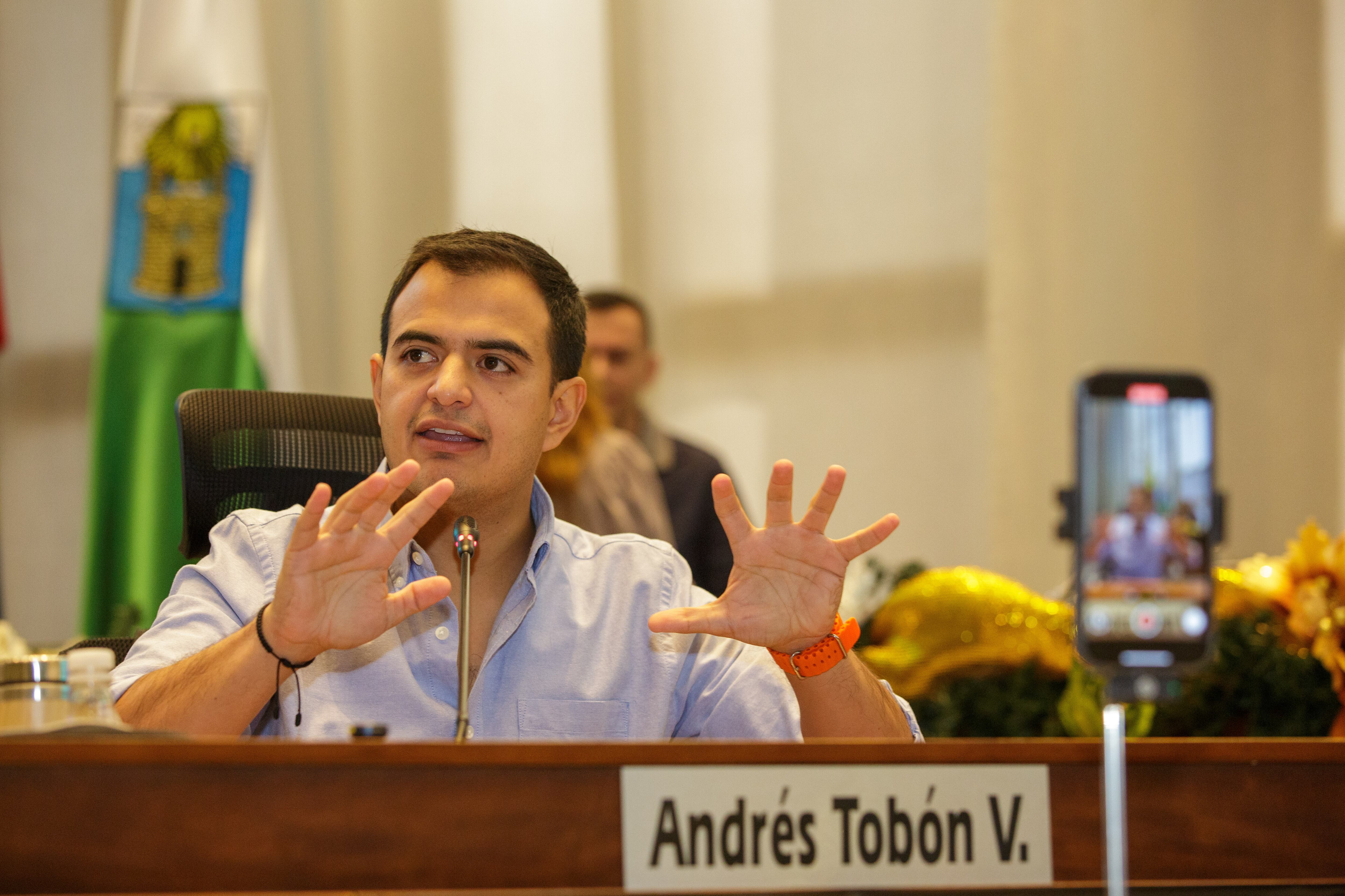 Andrés Tobón, concejal de Medellín y exsecretario de Seguridad de la ciudad.