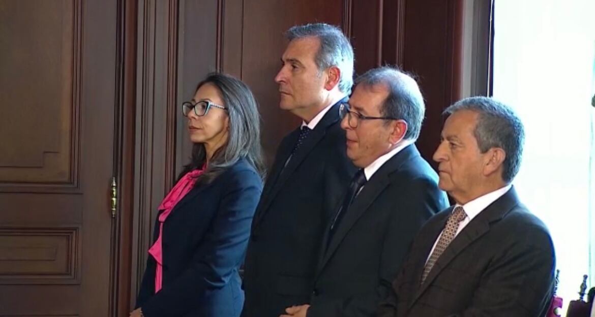 Presidente Gustavo Petro posesionó en la Casa de Nariño a un grupo de nuevos embajadores.