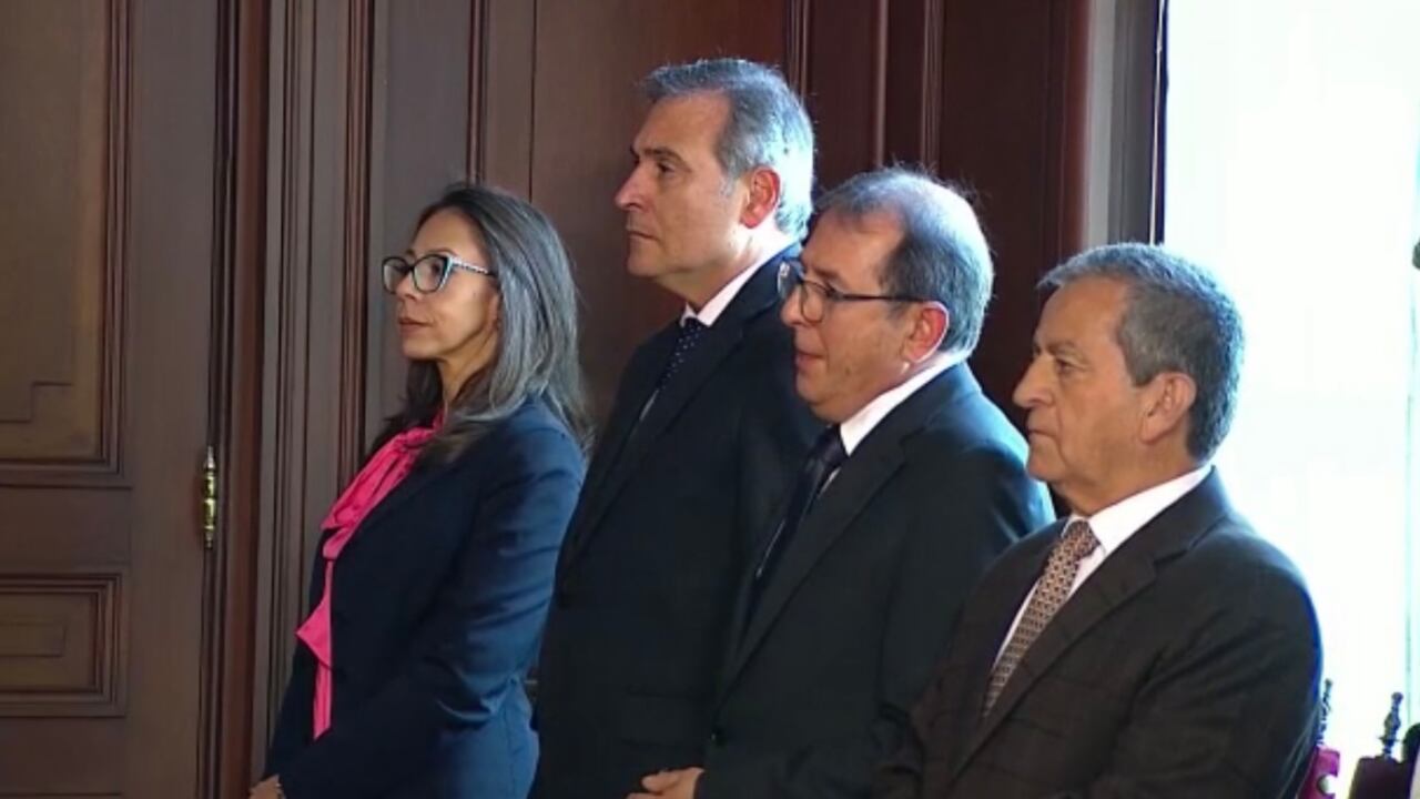 Presidente Gustavo Petro posesionó en la Casa de Nariño a un grupo de nuevos embajadores.
