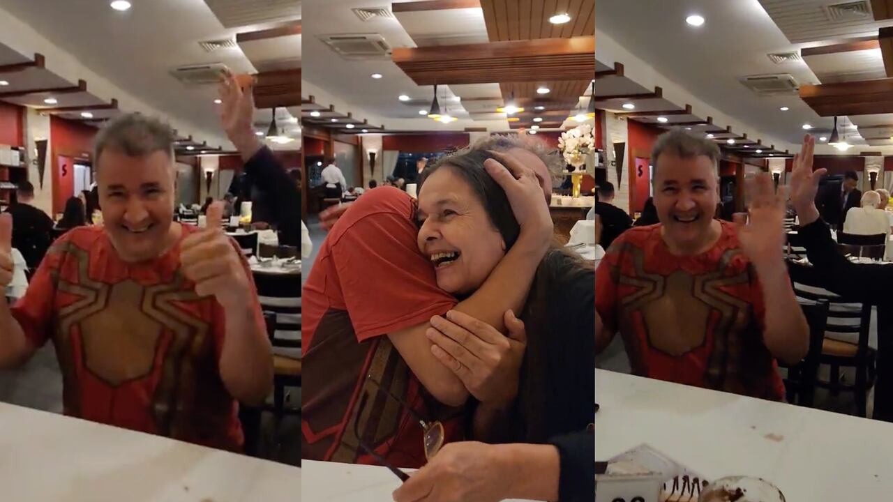 El hombre, llamado Fabio, consiguió su primer trabajo a los 43 años.