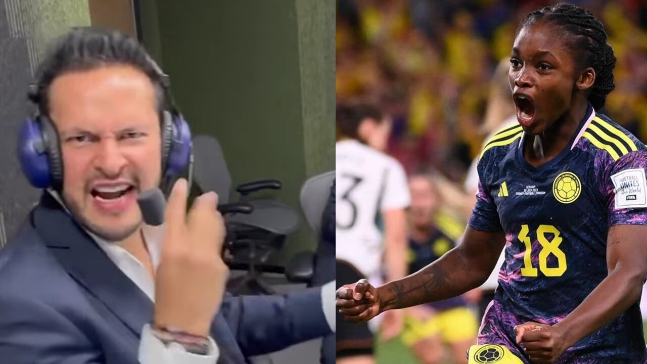 El narrador Alfredo Tame no se guardó elogios para celebrar la victoria de Colombia.