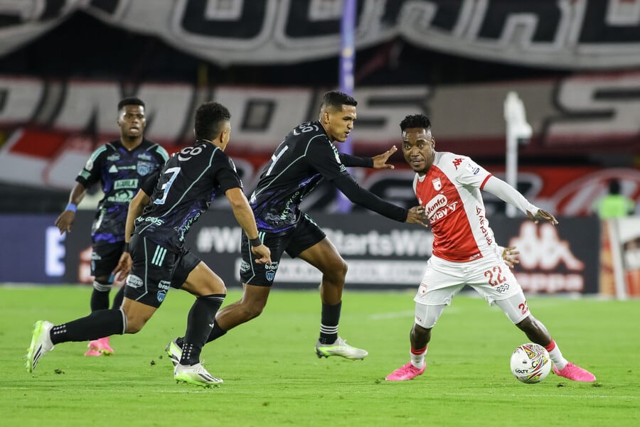 Santa Fe y Junior se midieron en El Campín