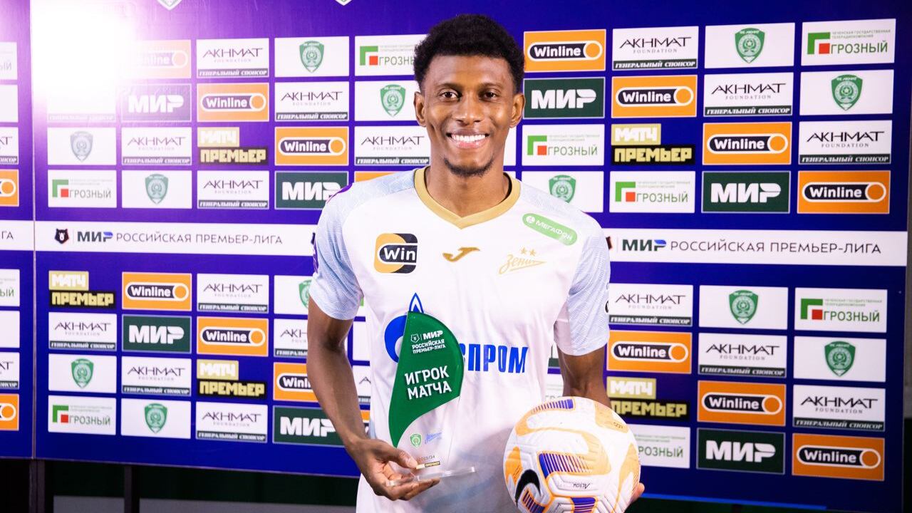 Mateo Cassierra anotó cinco goles en el Zenit de Rusia