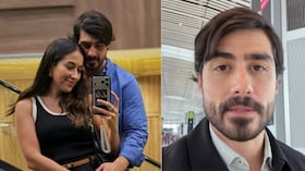Samuel Adrián y su esposa