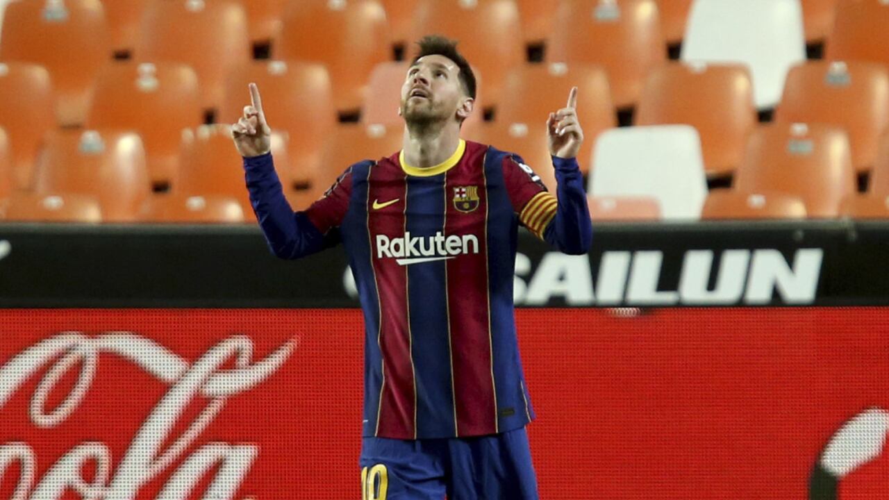 Lionel Messi llegó a 28 goles este fin de semana al marcar doblete ante Valencia.