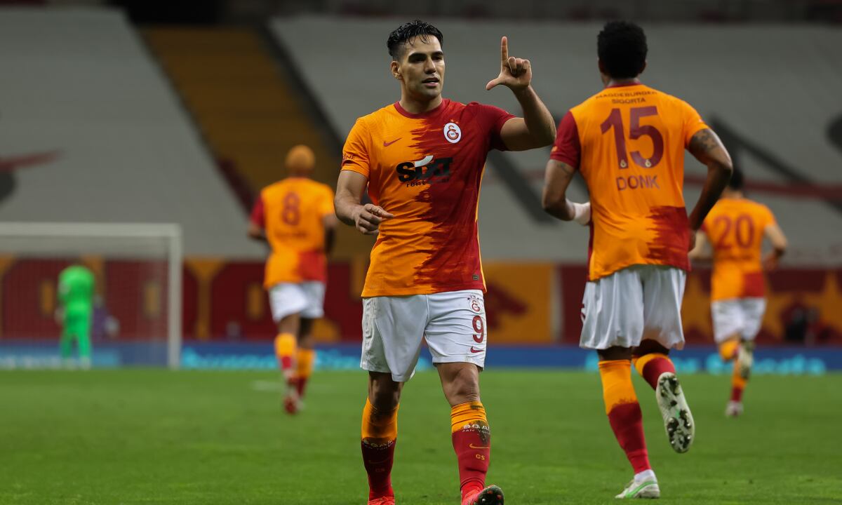 Falcao en Galatasaray. Foto: Getty Images