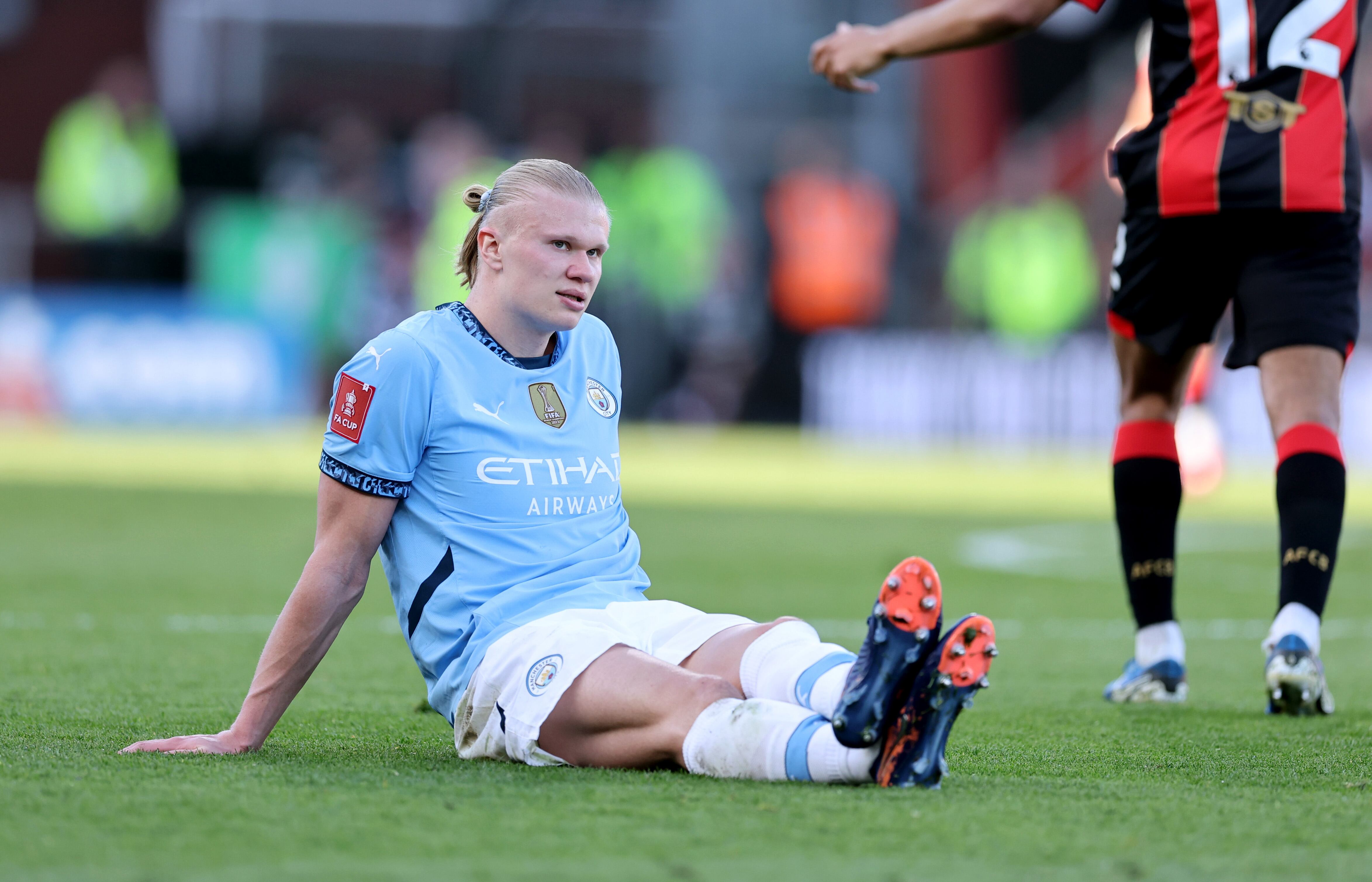 Haaland, delantero del Manchester City.