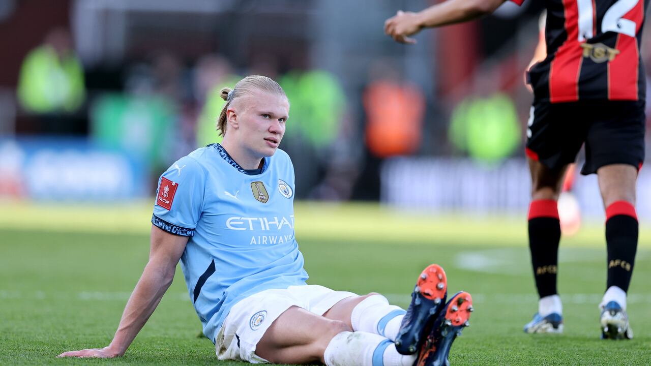 Haaland, delantero del Manchester City.