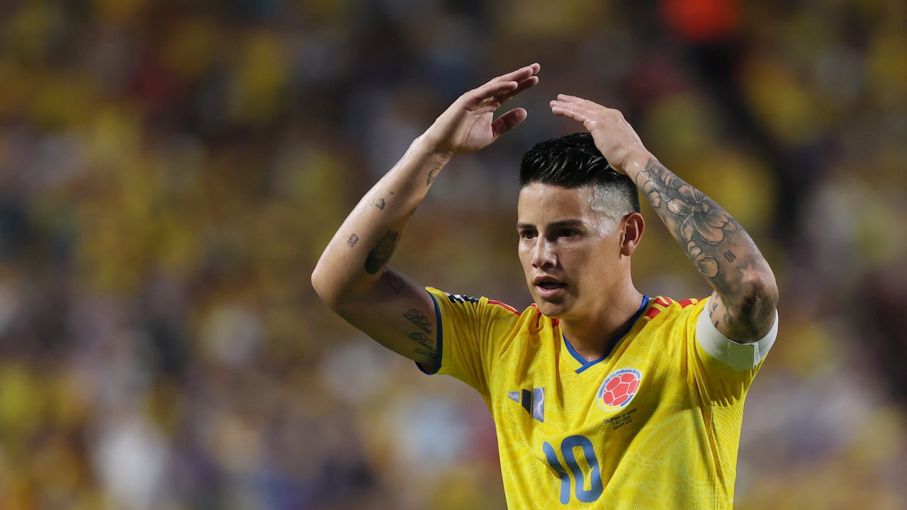 James Rodríguez, volante creativo de la Selección Colombia.