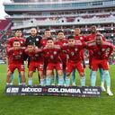 Imagen del partido amistoso entre la Selección Colombia y su similar de México, con el que ambos equipos cerraron el 2023.