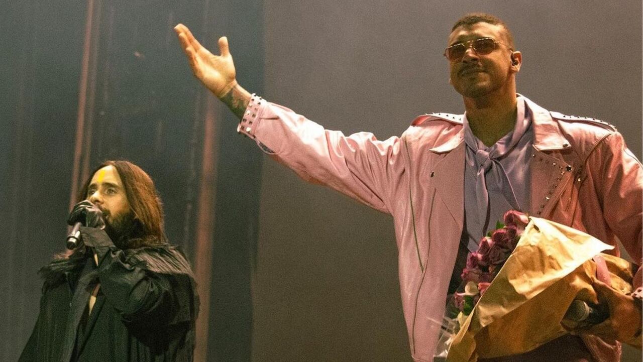 ¿No se sabía la letras? Críticas contra Manuel Medrano por su actitud junto a Jared Leto, en el Estéreo Picnic