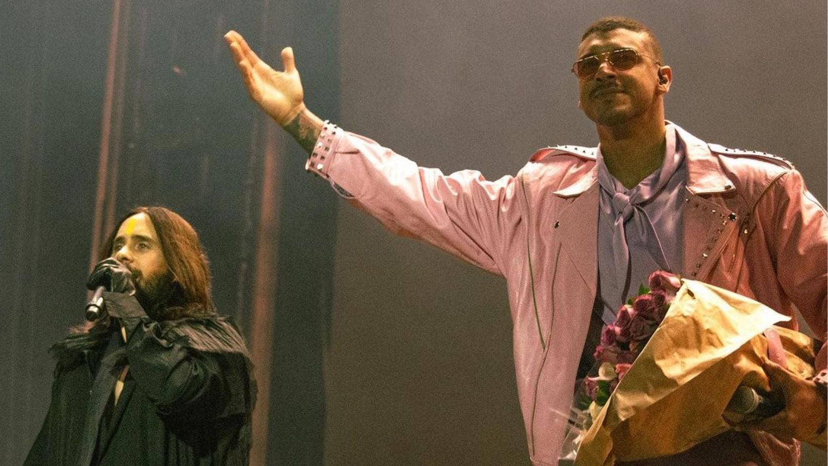 ¿No se sabía la letras? Críticas contra Manuel Medrano por su actitud junto a Jared Leto, en el Estéreo Picnic