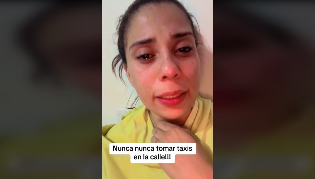 La mujer aconsejó a sus conocidos no tomar un taxi en la calle.