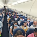 Más temprano, el jefe de Estado, ante la cancelación de vuelos de Viva y Ultra, puso a disposición el avión presidencial.