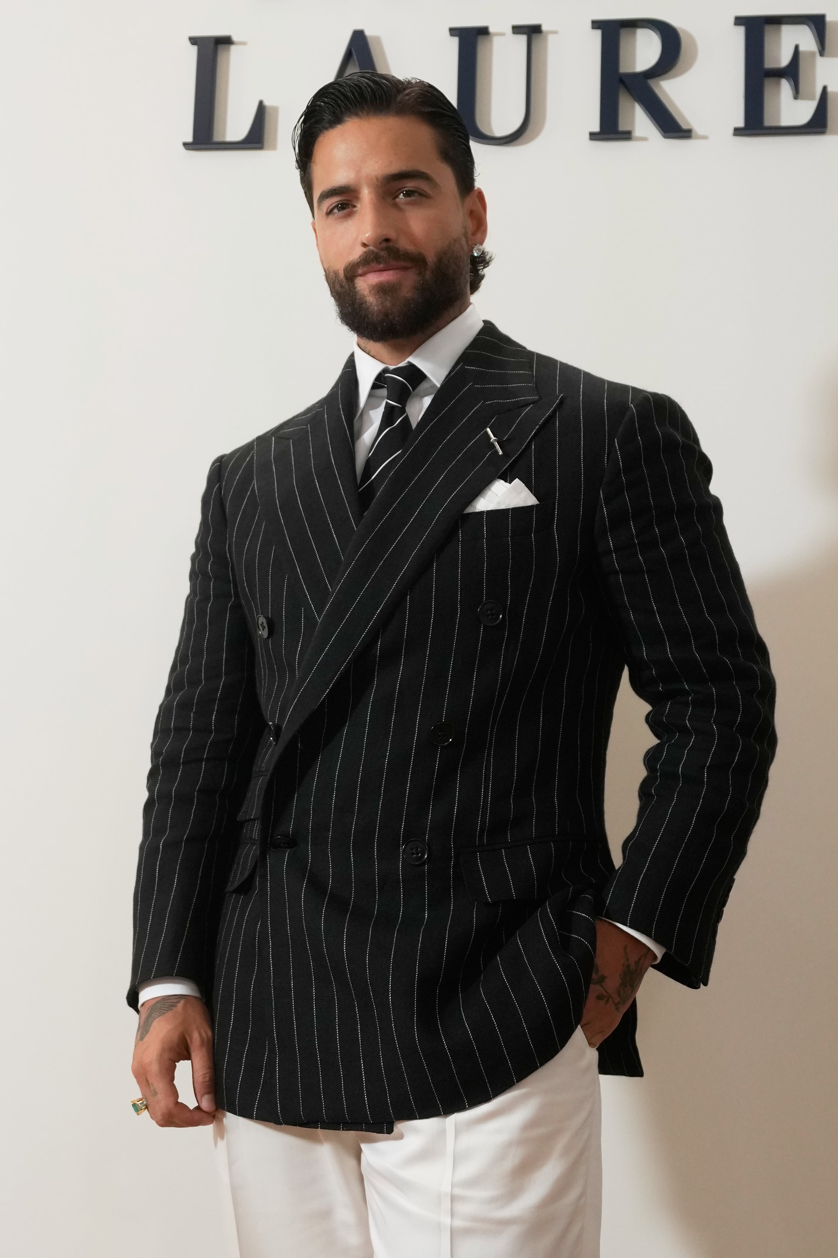 Maluma fue uno de los invitados al desfile de Ralph Lauren Spring/Summer 2027 men's collection, presentado en Milán, Italia.