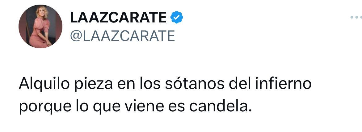 La presentadora tiró una pulla a través de redes sociales.