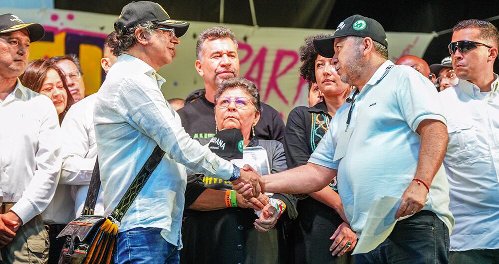 El 'tarimazo' de Gustavo Petro en Medellín.