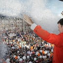 JUAN MANUEL SANTOS EN USME DE CAMPANA.
FOTO: CAMPANA
MAYO 10 DE 2010