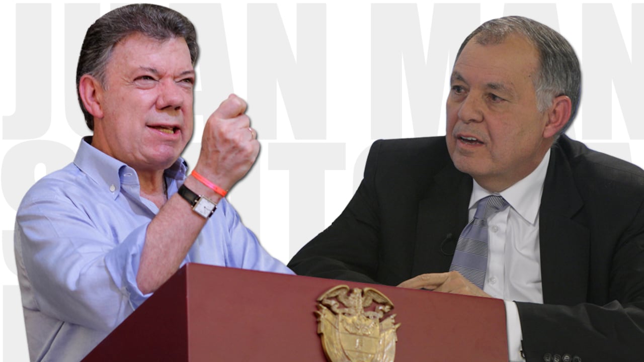 El procurador Ordóñez y el presidente Santos han chocado por el proceso de paz que adelanta el Gobierno con las FARC.