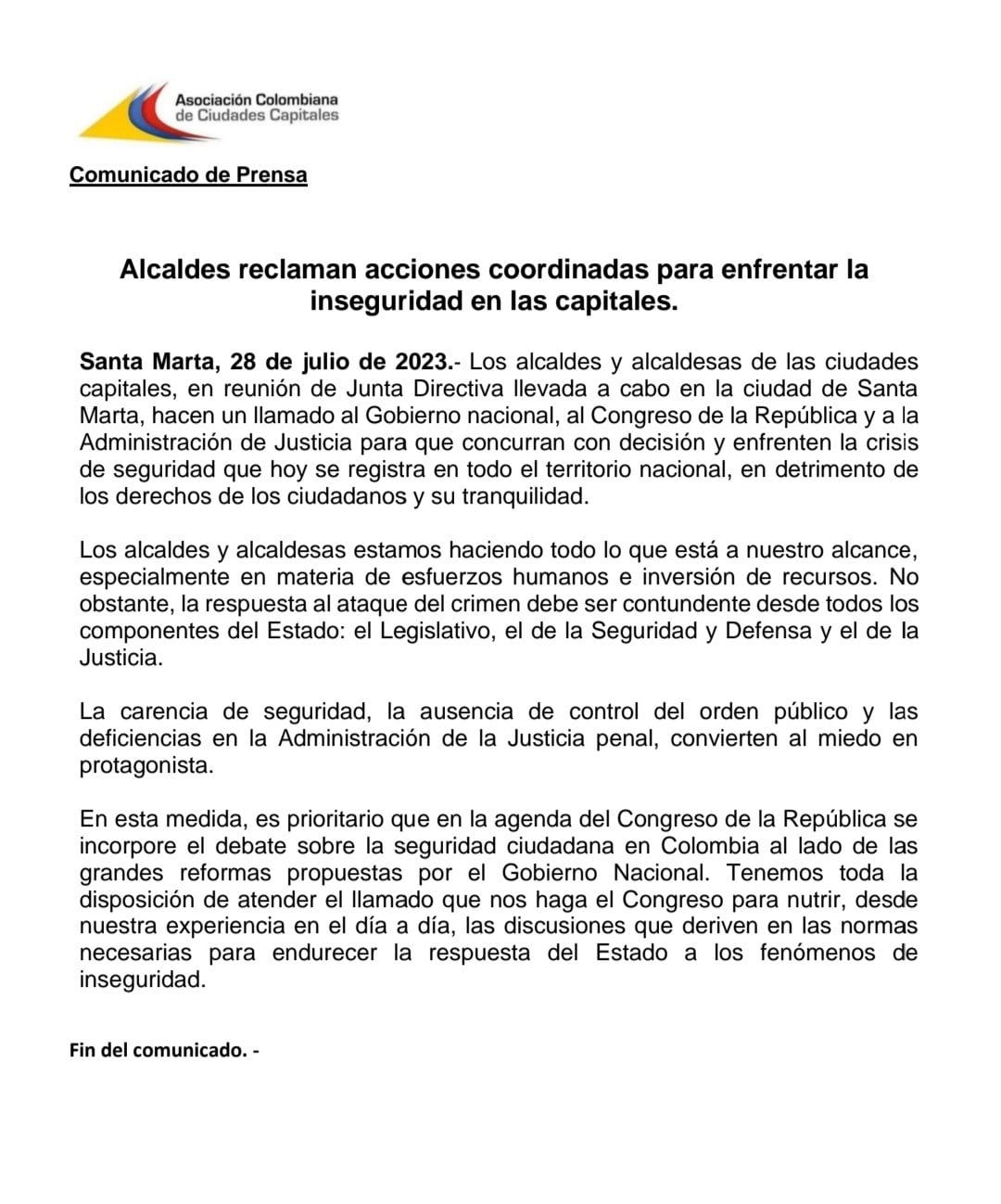 Los alcaldes señalan que están haciendo todo su esfuerzo para combatir la inseguridad.