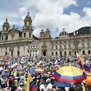 Marchas 26 de septiembre en contra del gobierno Petro Plaza de Bolivar